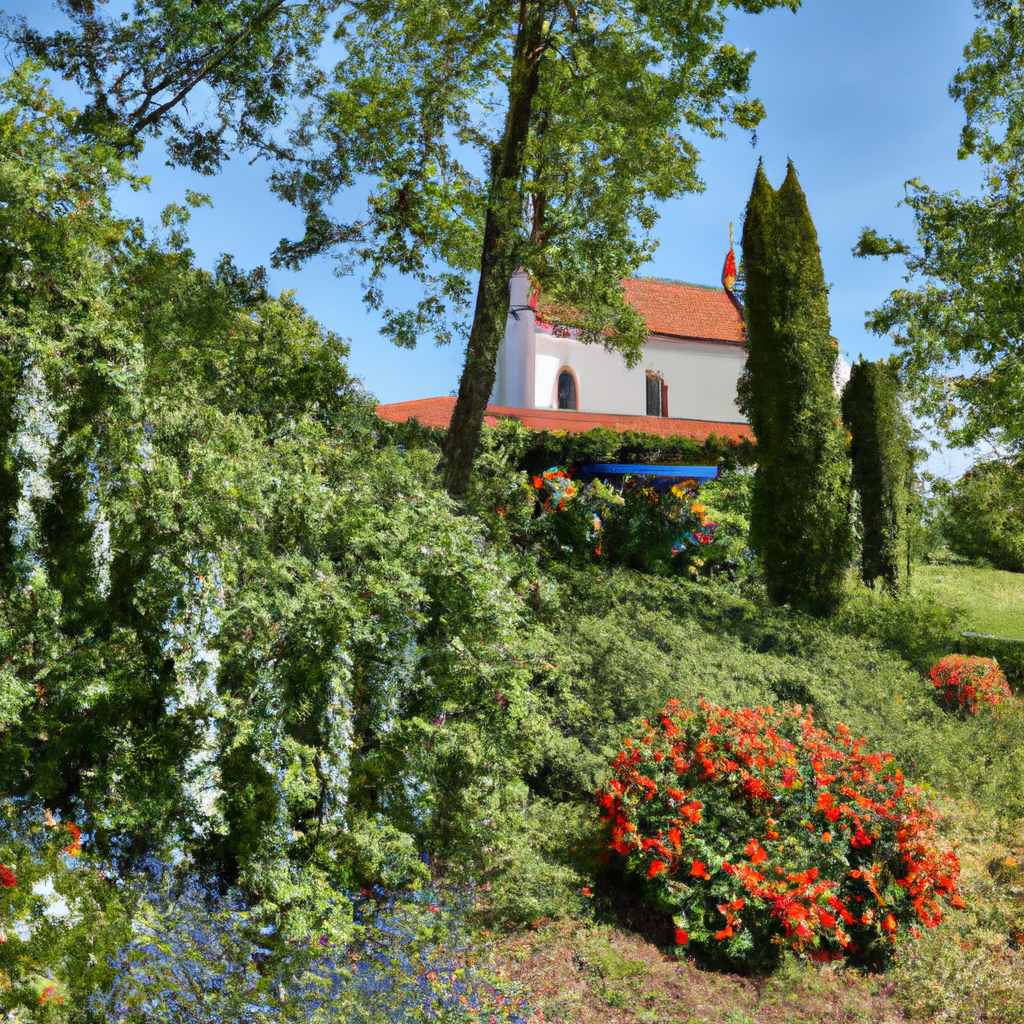 Bylinková zahrada u restaurace